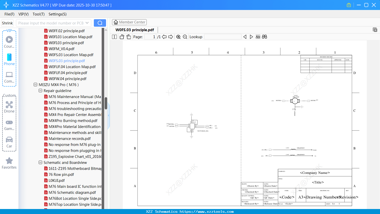 Meizu W0FS.03 Principle